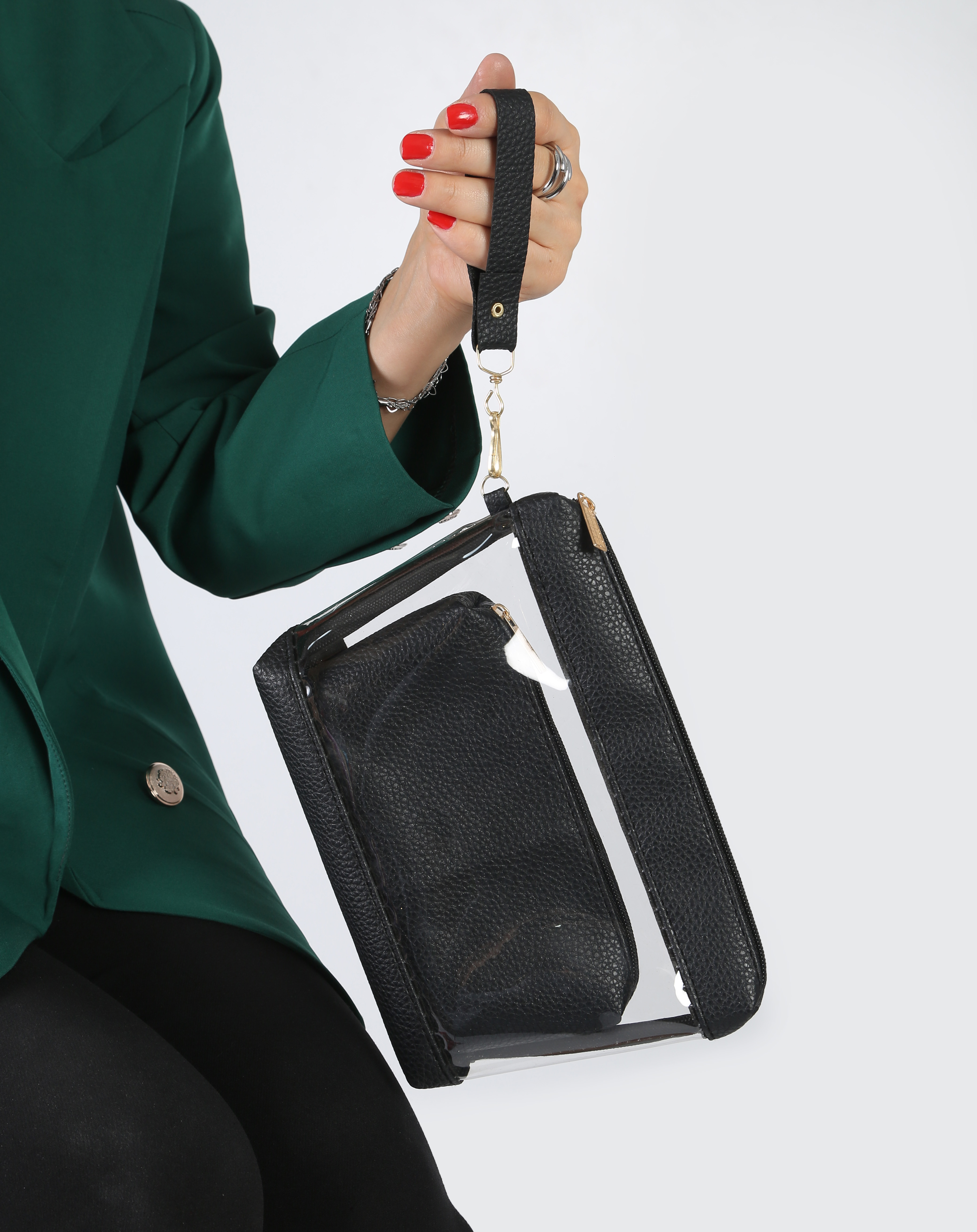 کیف آرایشی دوقلو چرمی